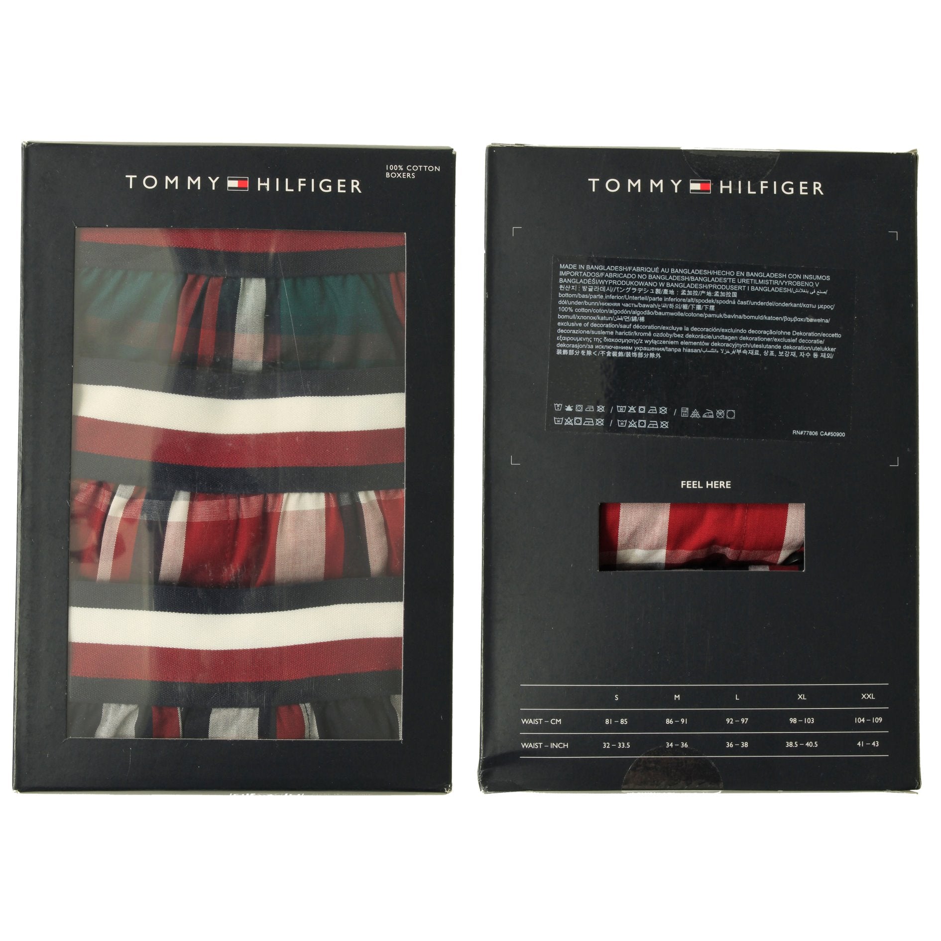 Tommy Hilfiger Mens Checkered Boxer Shorts - 3 Pack