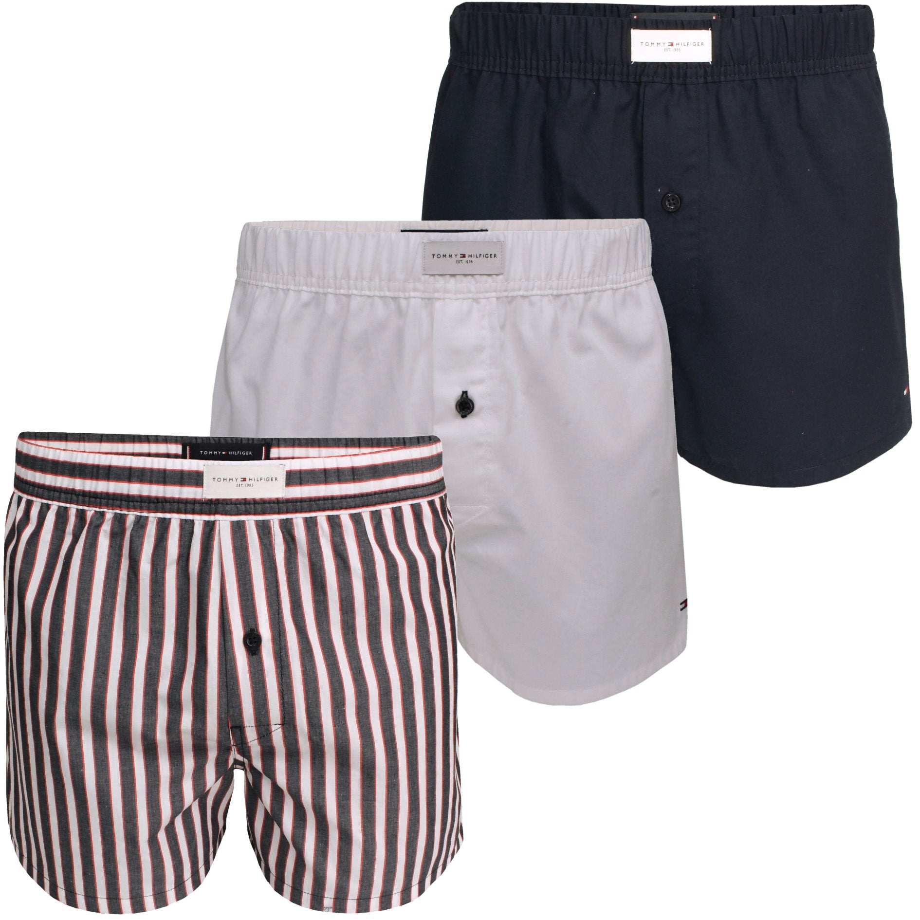 Tommy Hilfiger Woven Boxer Shorts for Men 3-Pack