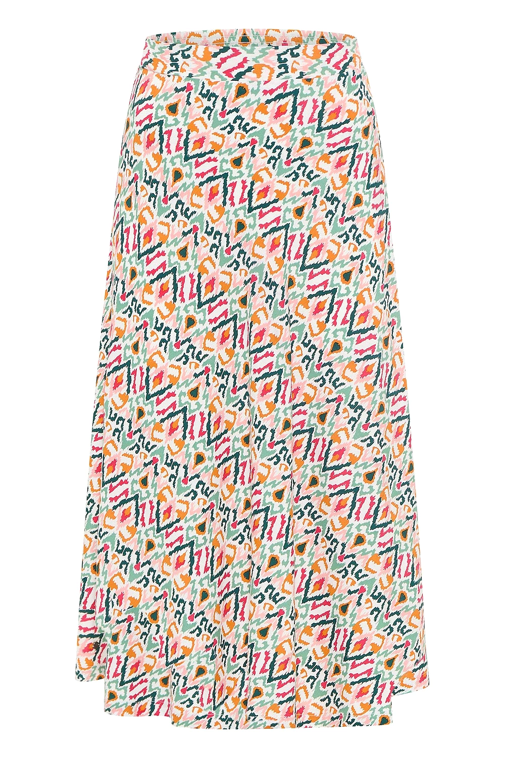 Tranquillo Ikat sustainable viscose skirt