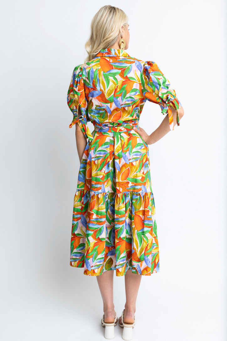 Tropical Island Shirt Dress