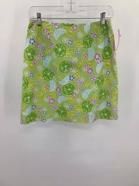 Used Lilly Pulitzer Green Vintage Mini Skirt - Size 6