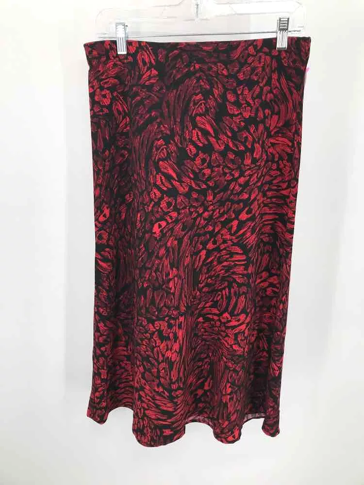 Used Rachel Zoe Red Maxi Skirt, Size 8, Pull On