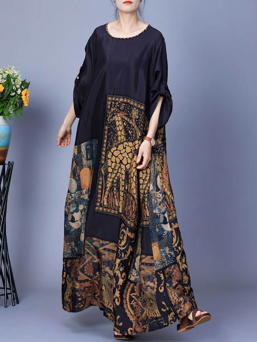 Vintage Maxi Dress for Women CO1026