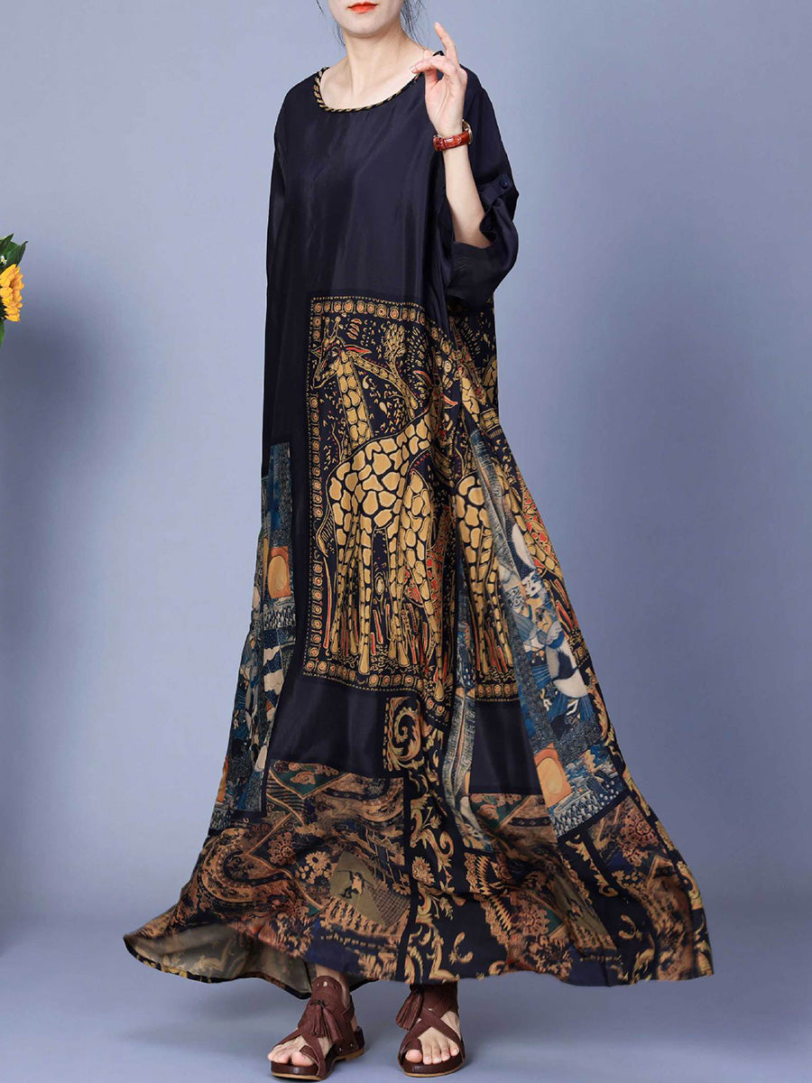 Vintage Maxi Dress for Women CO1026