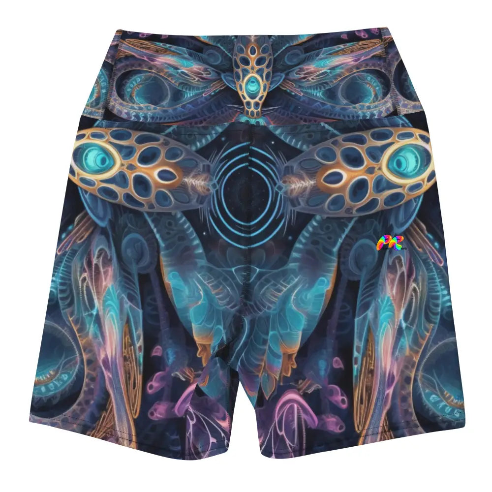 Visionary Rave Yoga Shorts