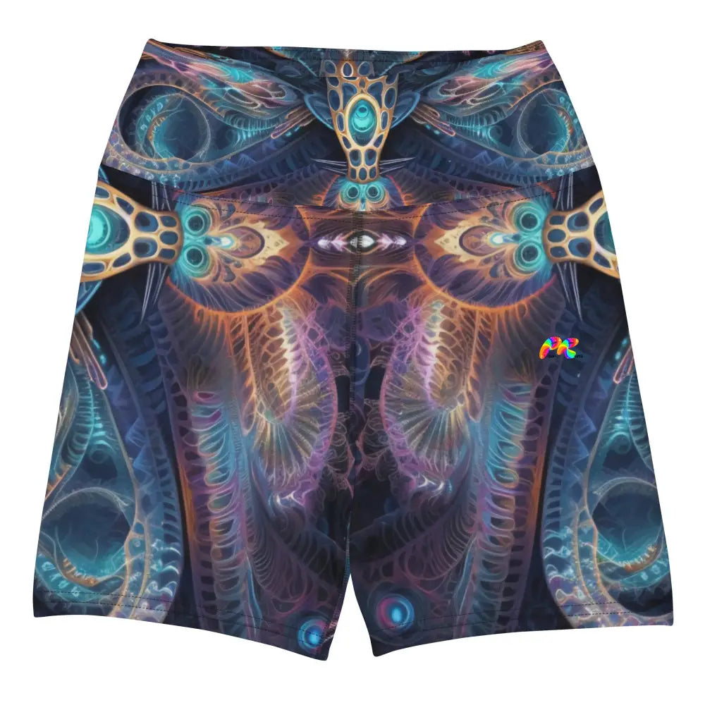 Visionary Rave Yoga Shorts