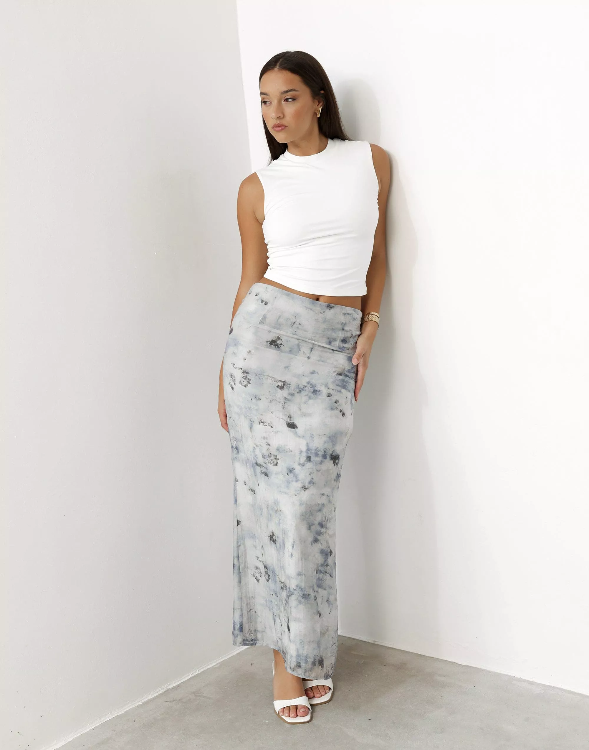 Viviana Maxi Skirt - First Snow | Shop Now!