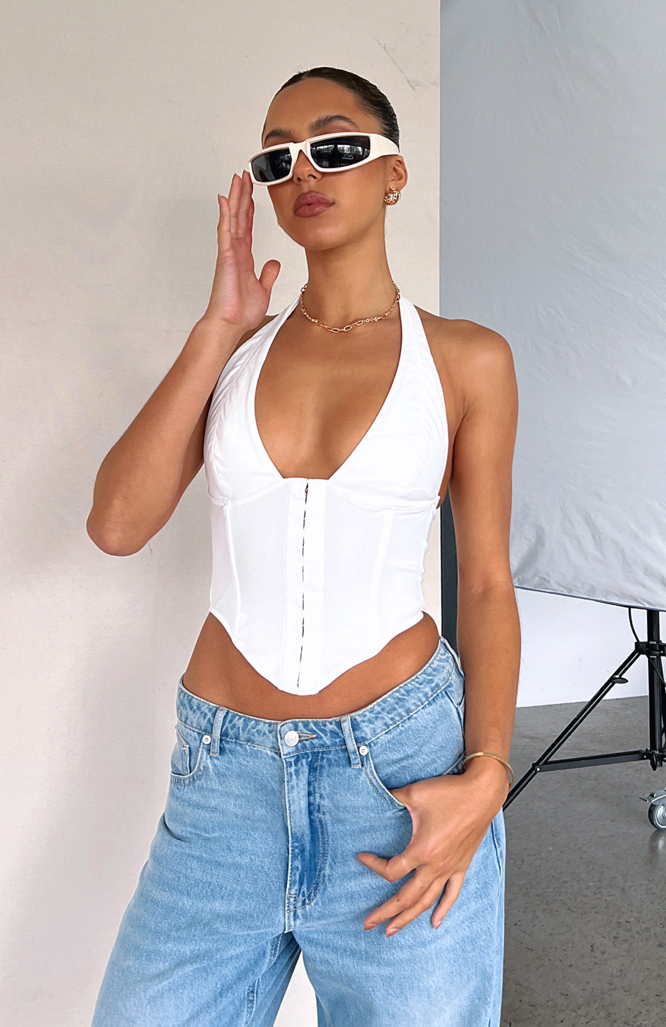 White Body Love Bustier - Top Rated, Affordable, Trendy, and Comfortable