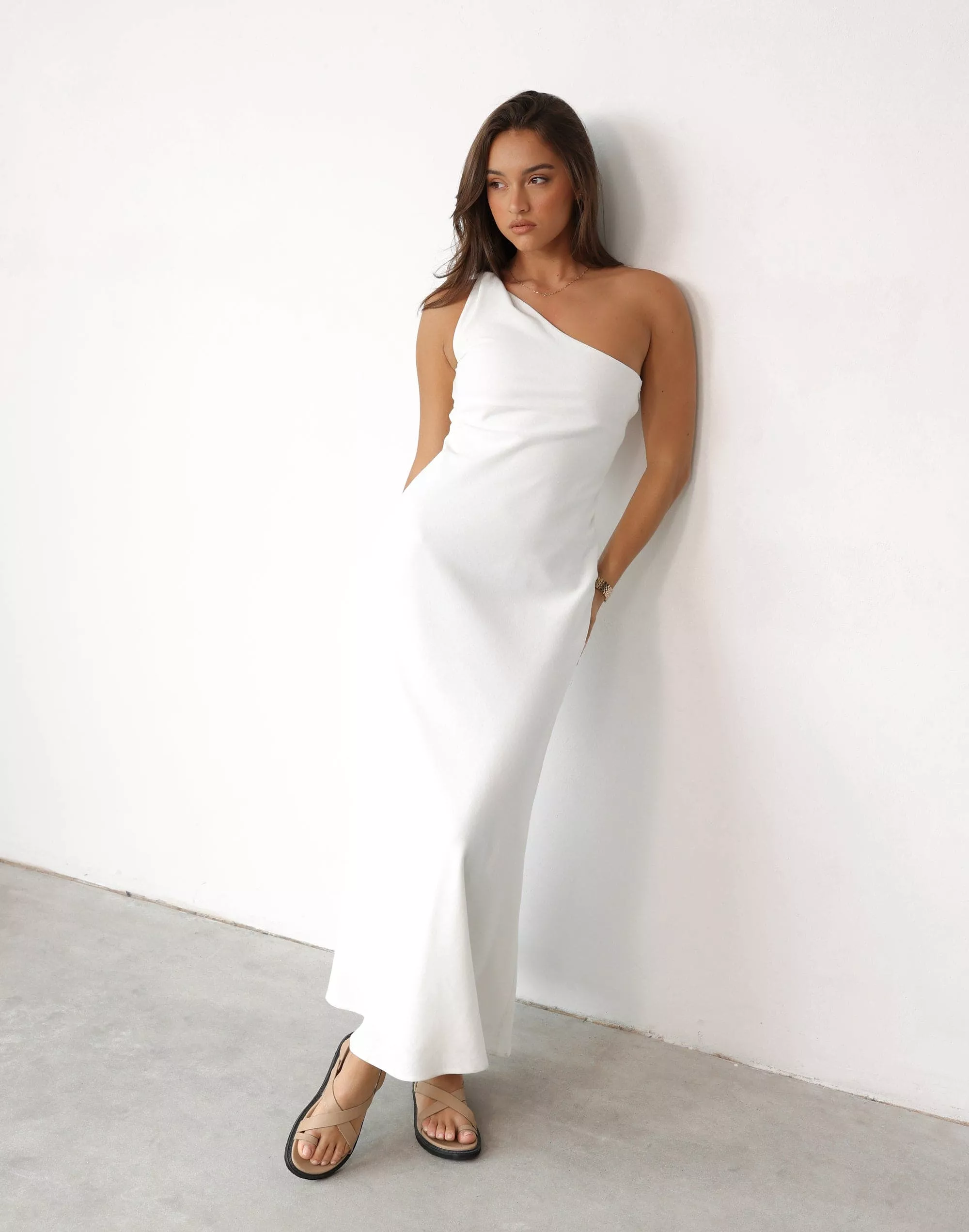 White Rema Maxi Dress