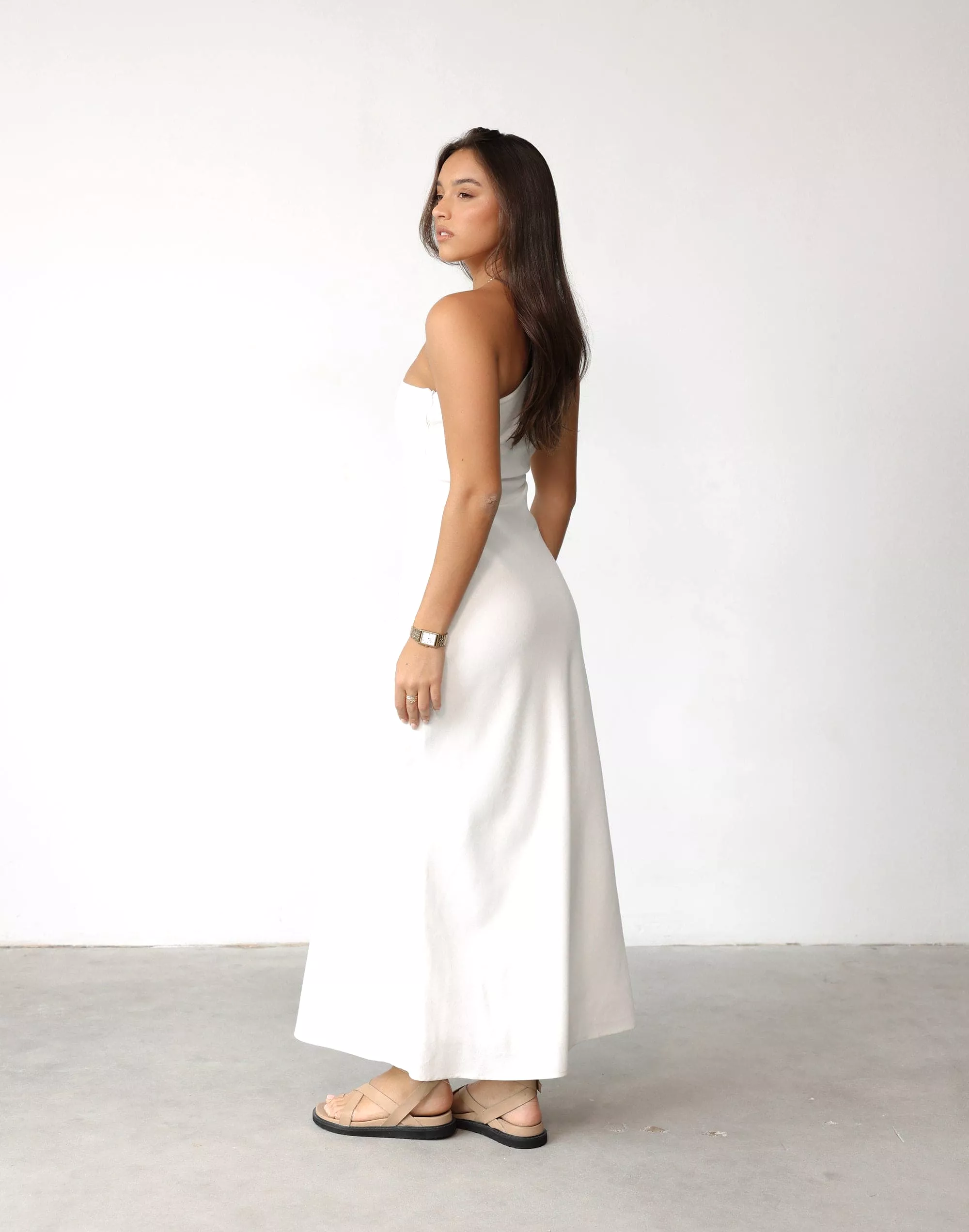 White Rema Maxi Dress