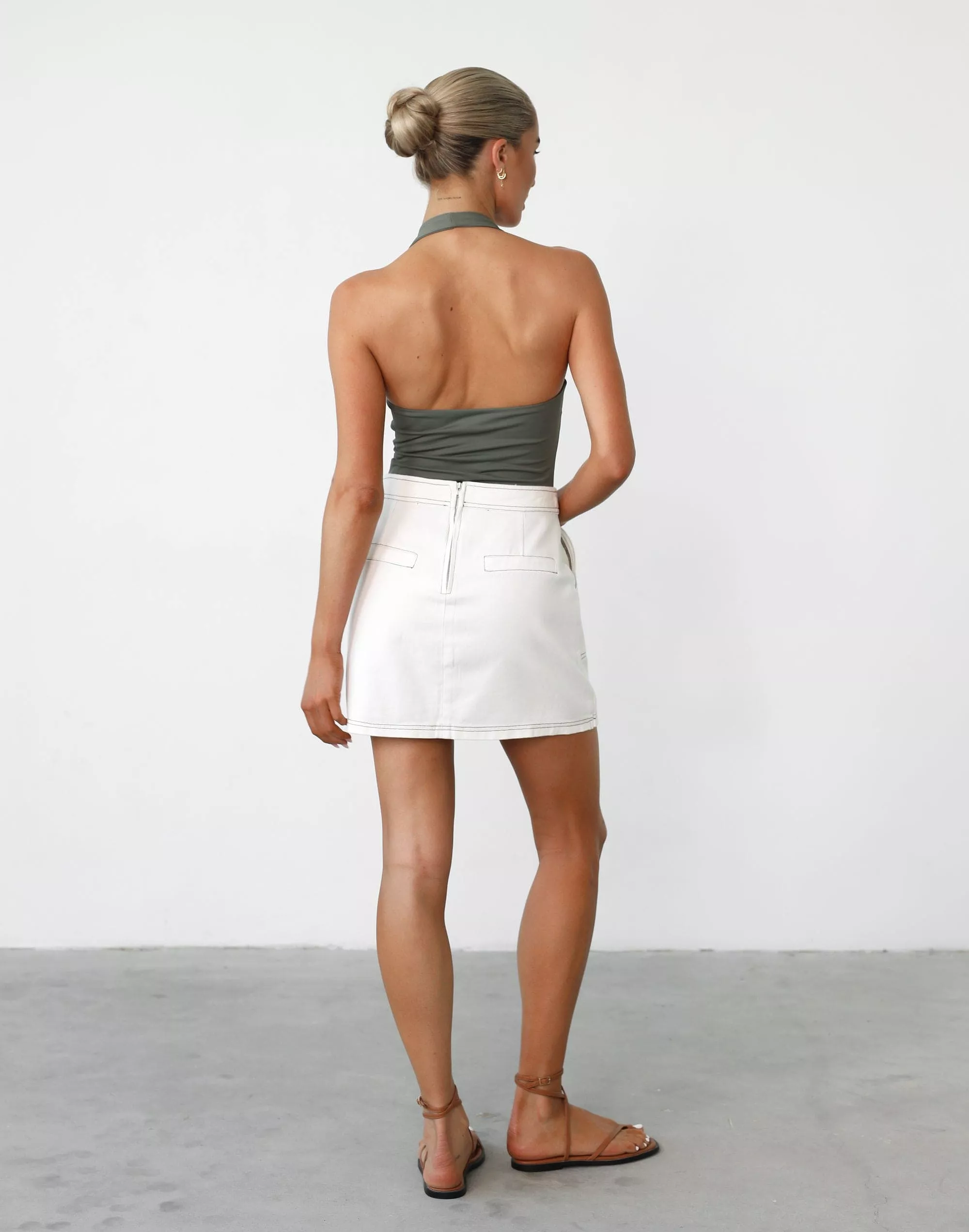 White Selma Skirt