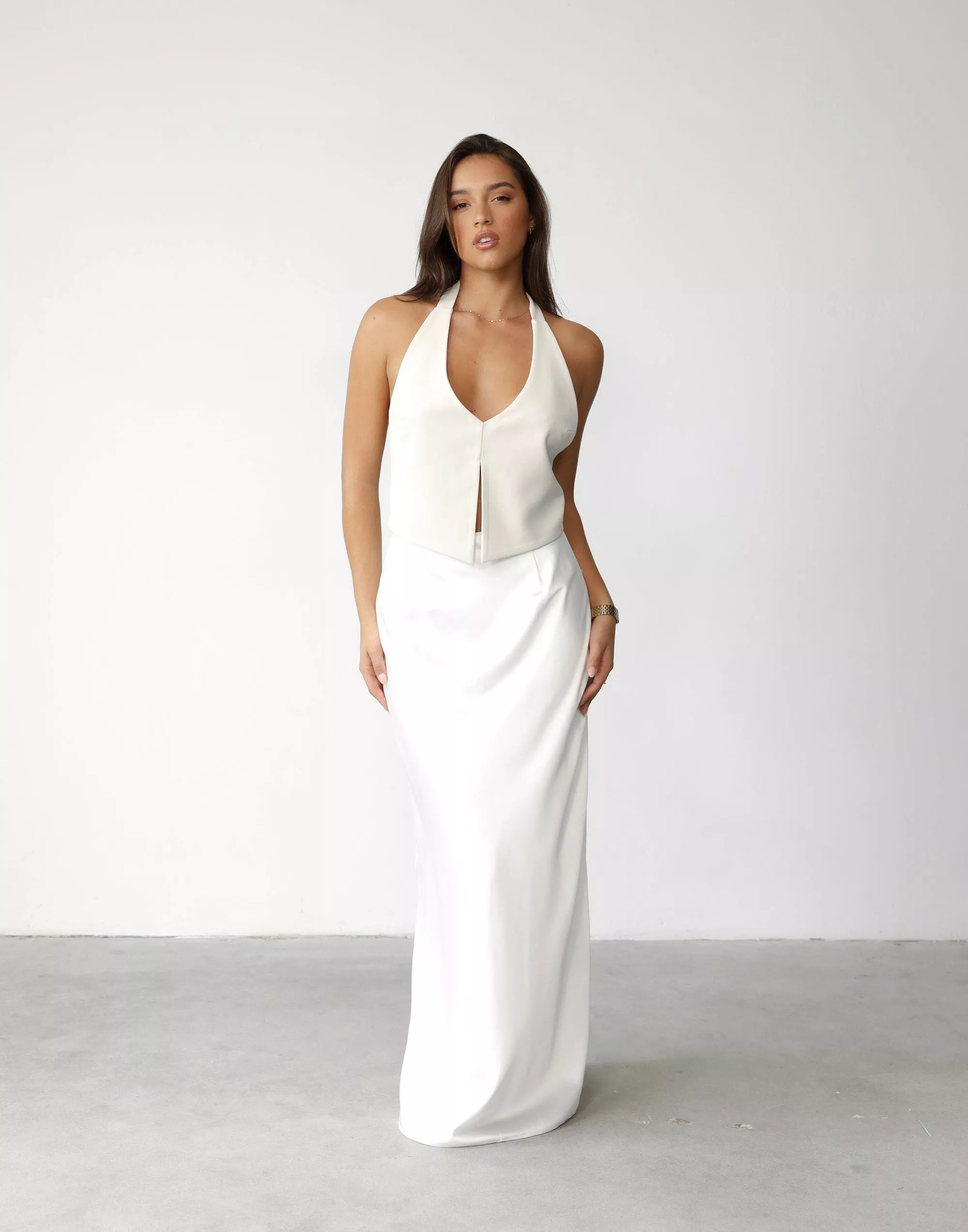 White Sincerity Maxi Skirt