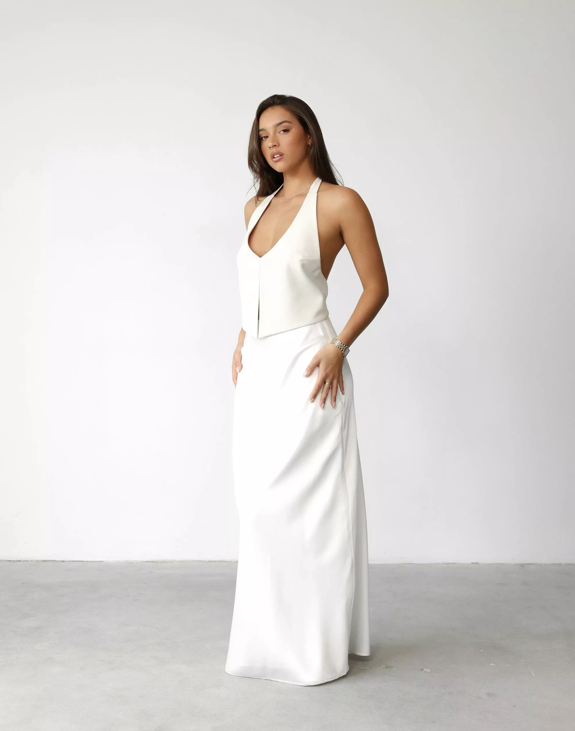 White Sincerity Maxi Skirt