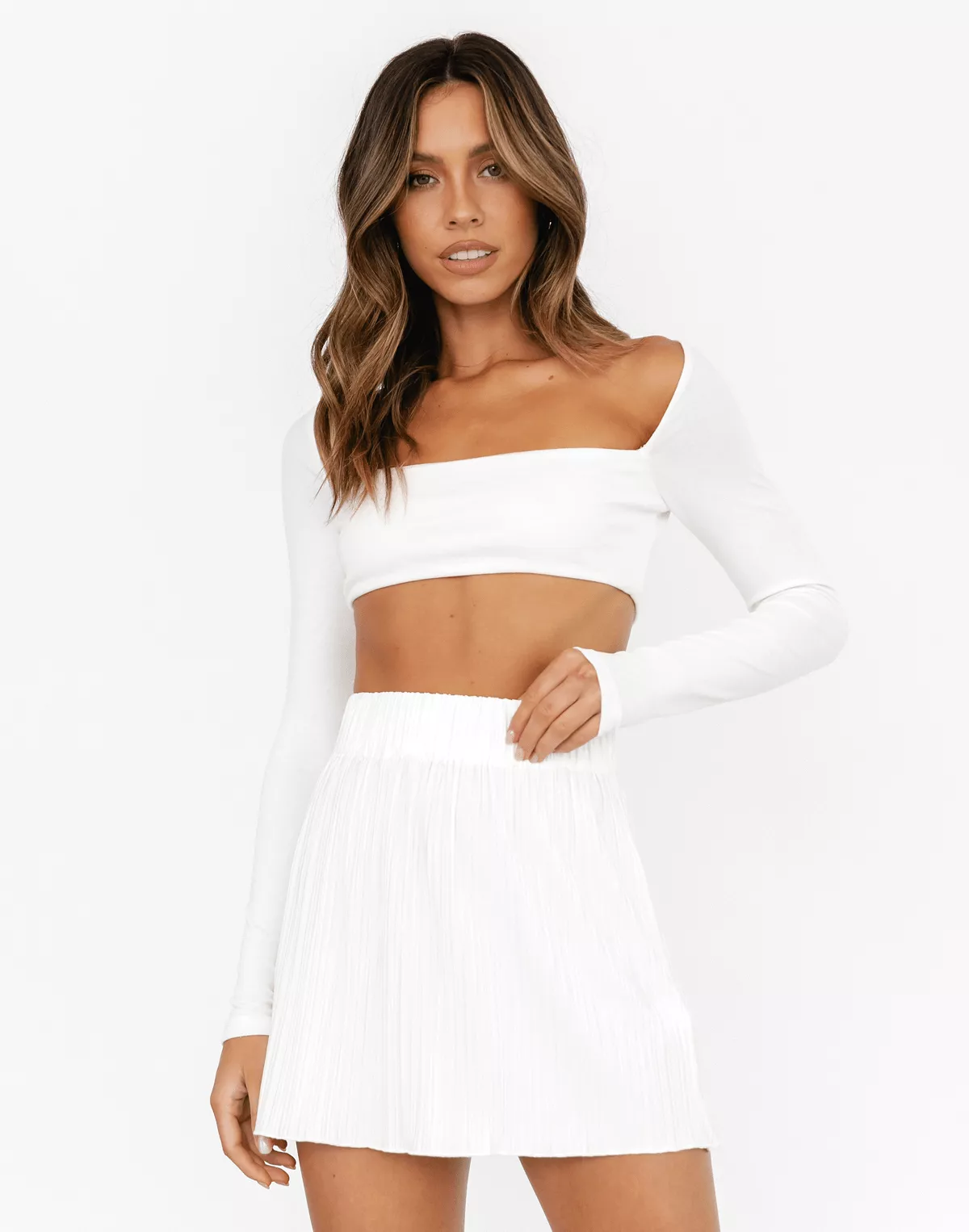 White Vida Mini Skirt