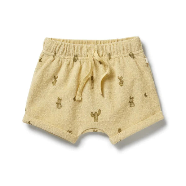 Wilson & Frenchy - Organic Terry Tie Front Short - Prickle | Shop Now