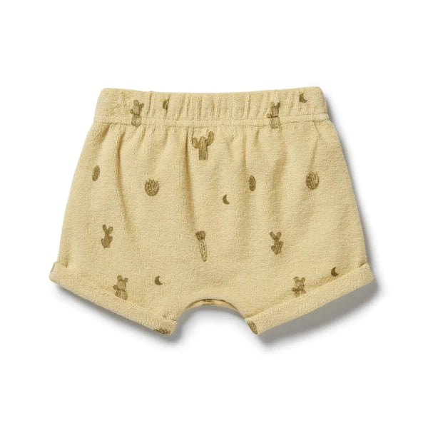 Wilson & Frenchy - Organic Terry Tie Front Short - Prickle | Shop Now