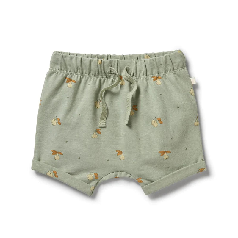 Wilson & Frenchy Organic Tie Front Short - Perfect Pears, Organic Shorts, Tie Front Shorts, Perfect Pears Shorts