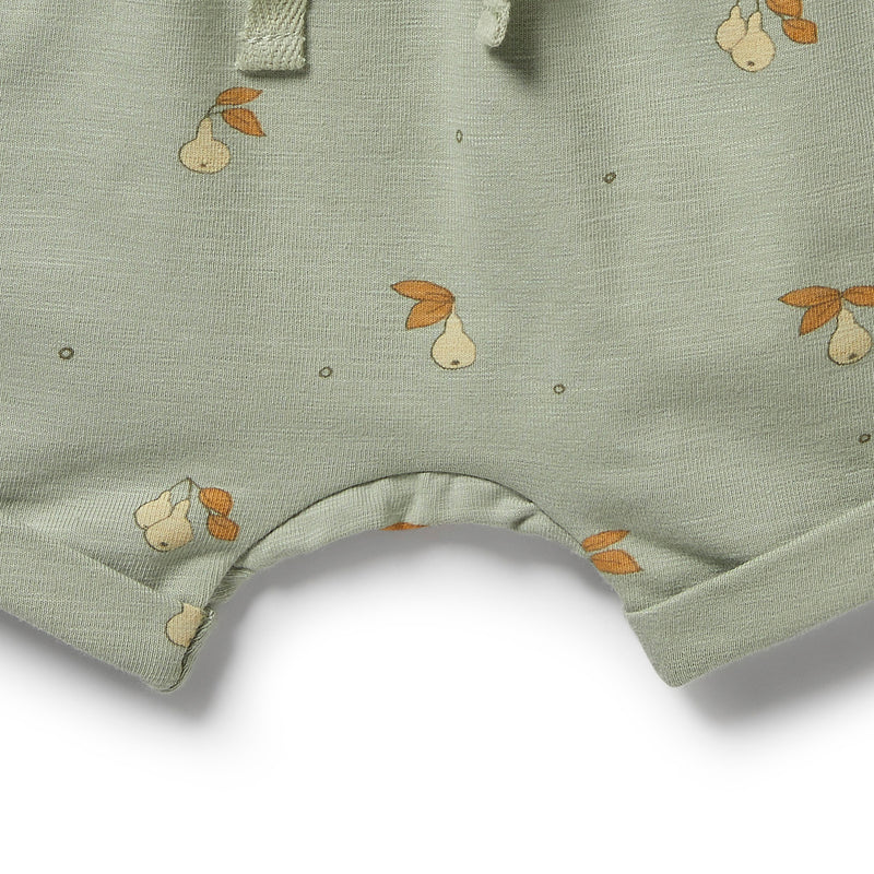 Wilson & Frenchy Organic Tie Front Short - Perfect Pears, Organic Shorts, Tie Front Shorts, Perfect Pears Shorts