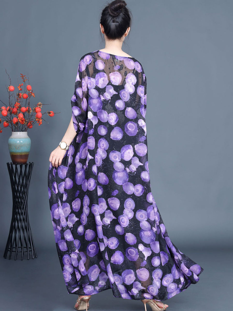 Women Summer Jacquard Maxi Dress KL1004