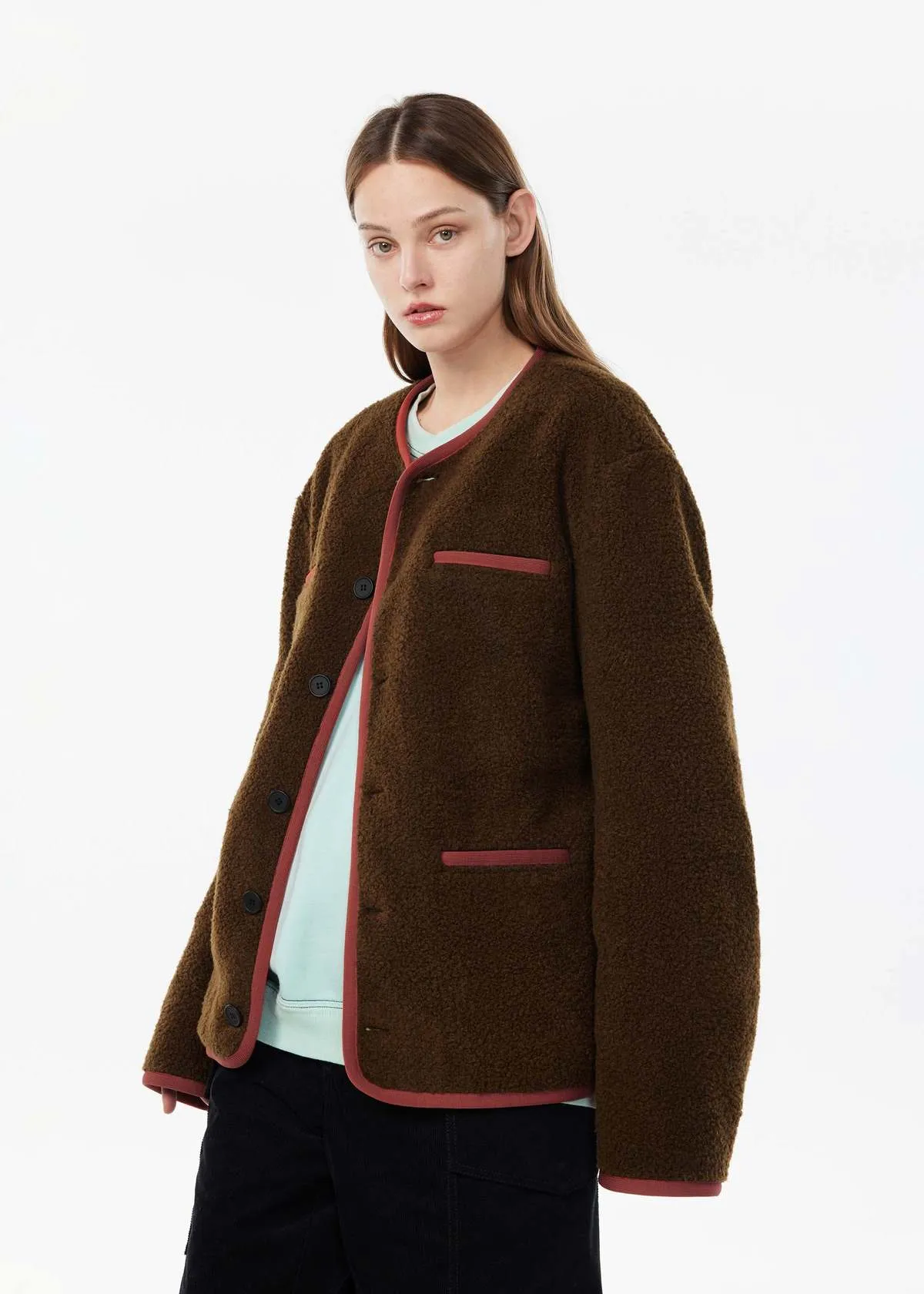 Brown Woolen Jacket