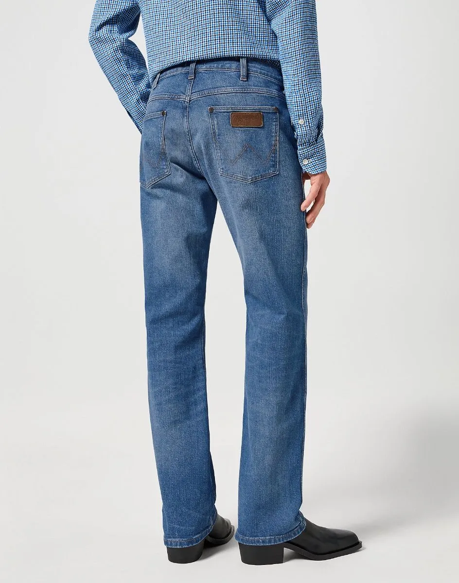 Wrangler Horizon Prairie Blue Bootcut Denim Jeans