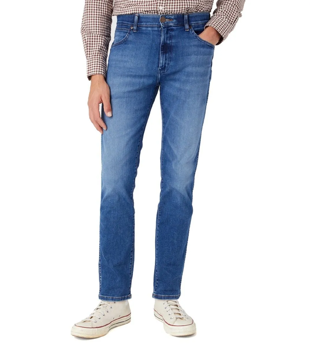 Wrangler Larston Low Slim Rough Rided Denim Jeans