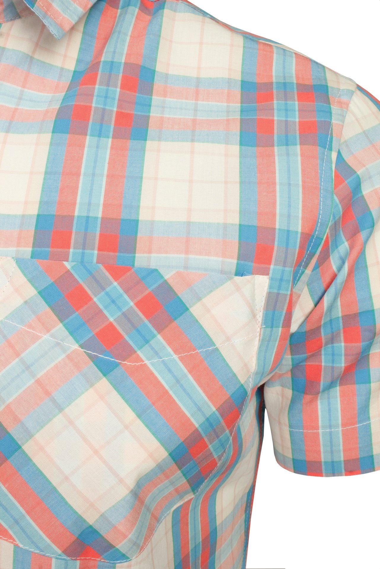 Xact Cotton Checked Shirt - Short Sleeve