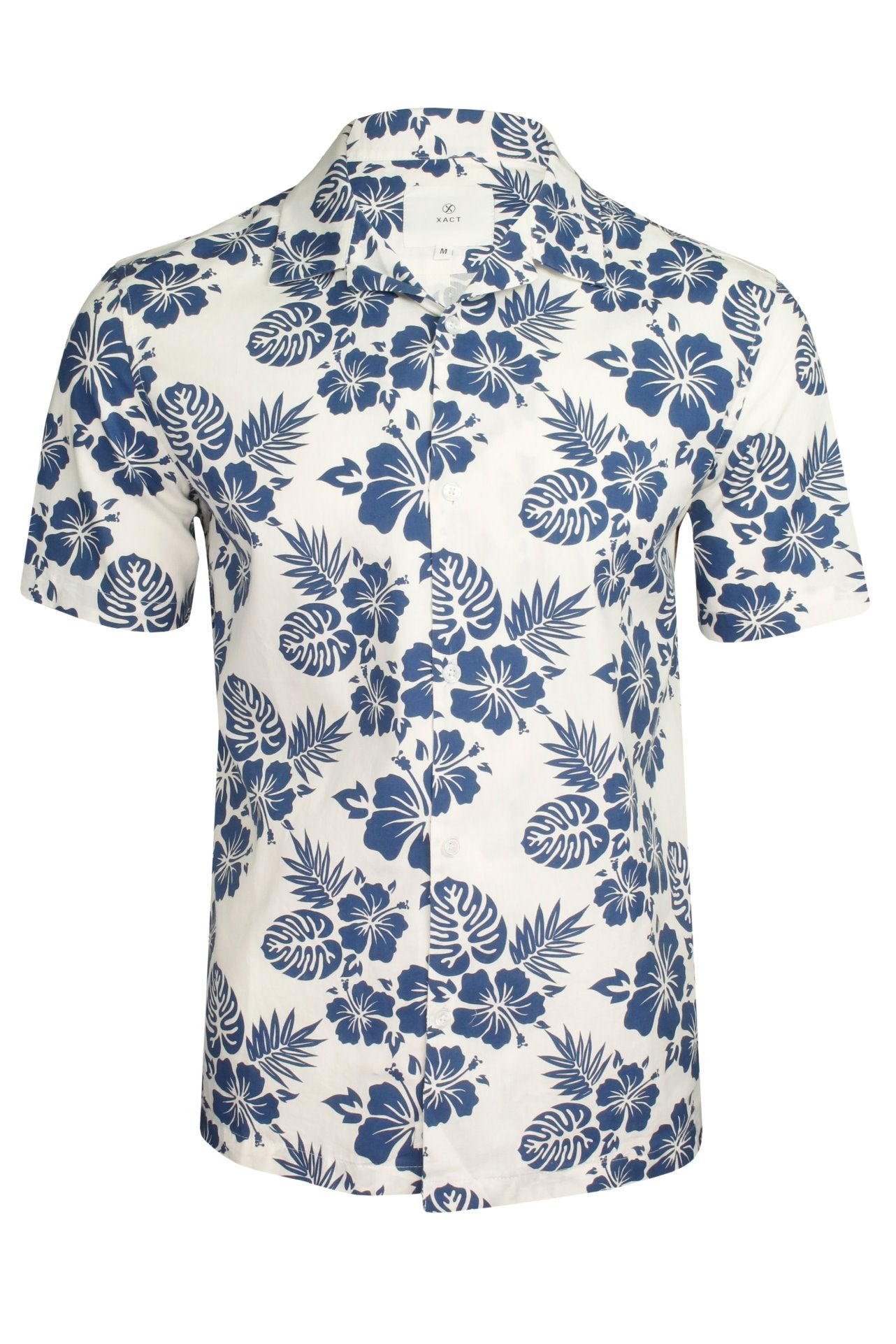 Xact Cuban Collar Hawaiian Shirt - Short Sleeve