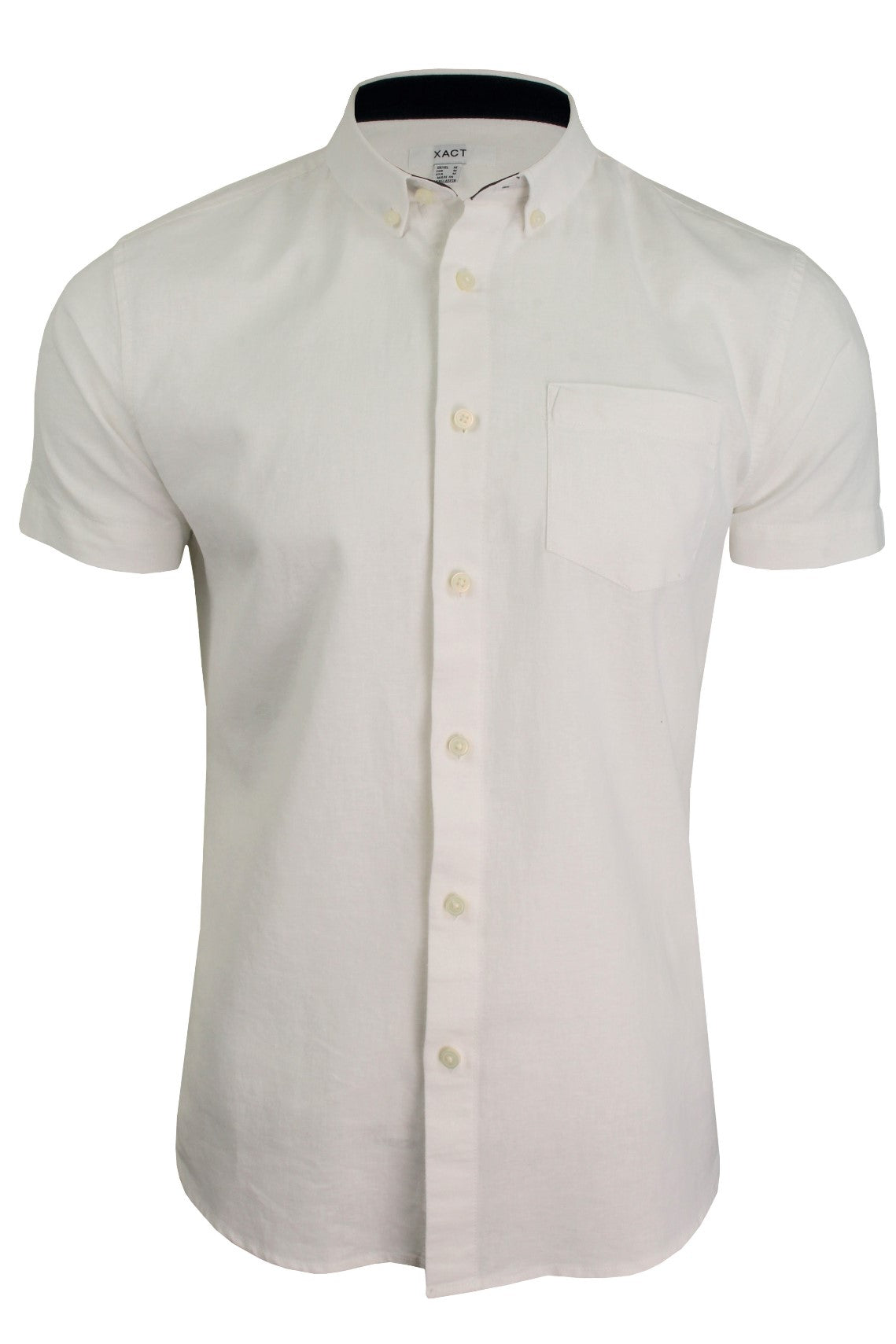 Xact Linen Blend Short Sleeve Shirt