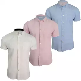 Xact Linen Blend Short Sleeve Shirt