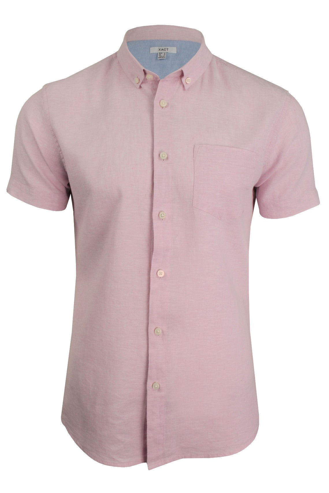 Xact Linen Blend Short Sleeve Shirt