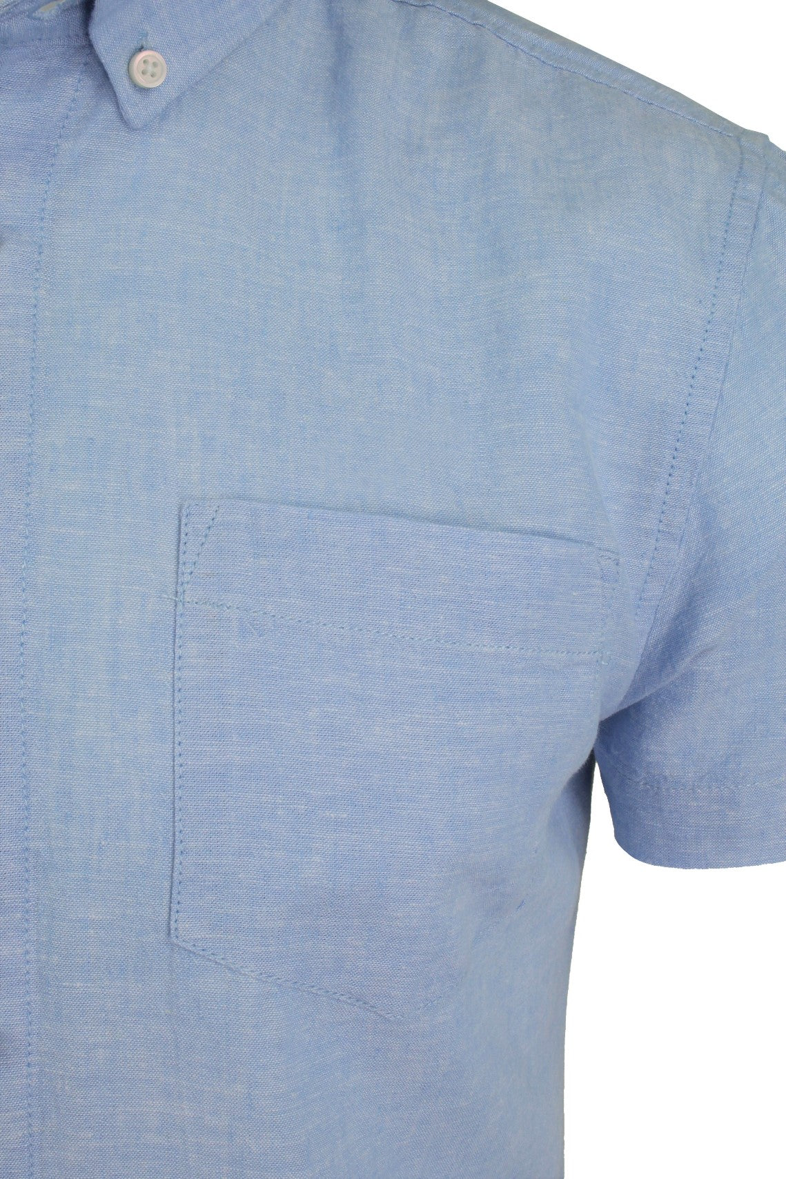 Xact Linen Blend Short Sleeve Shirt