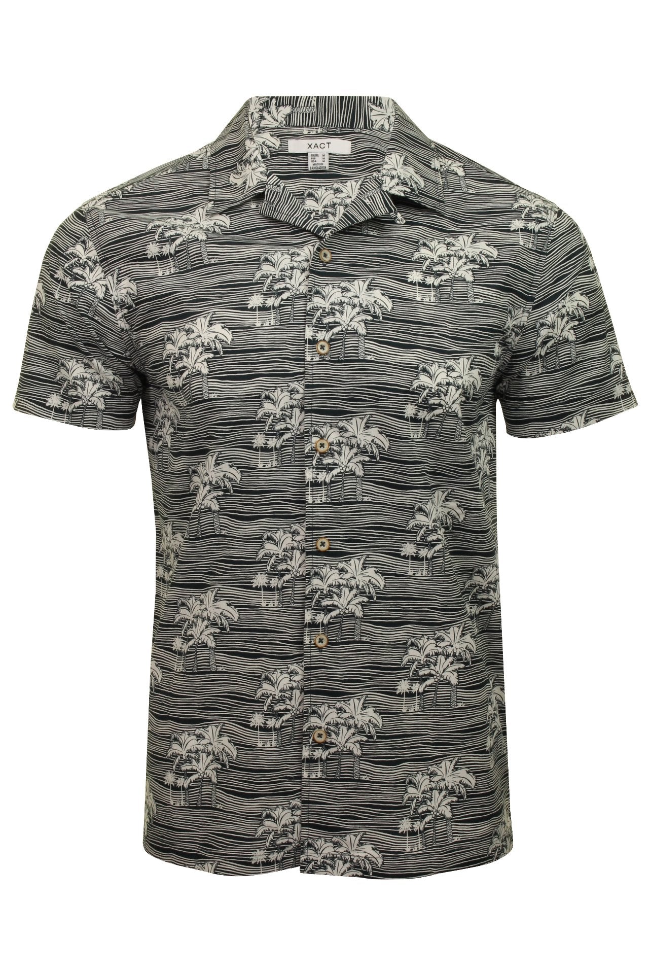 Xact Men's Hawaiian Floral Shirt - Short Sleeve