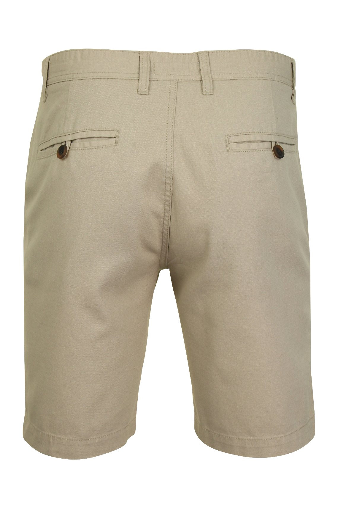 Xact Men's Linen Blend Tailored Chino Shorts