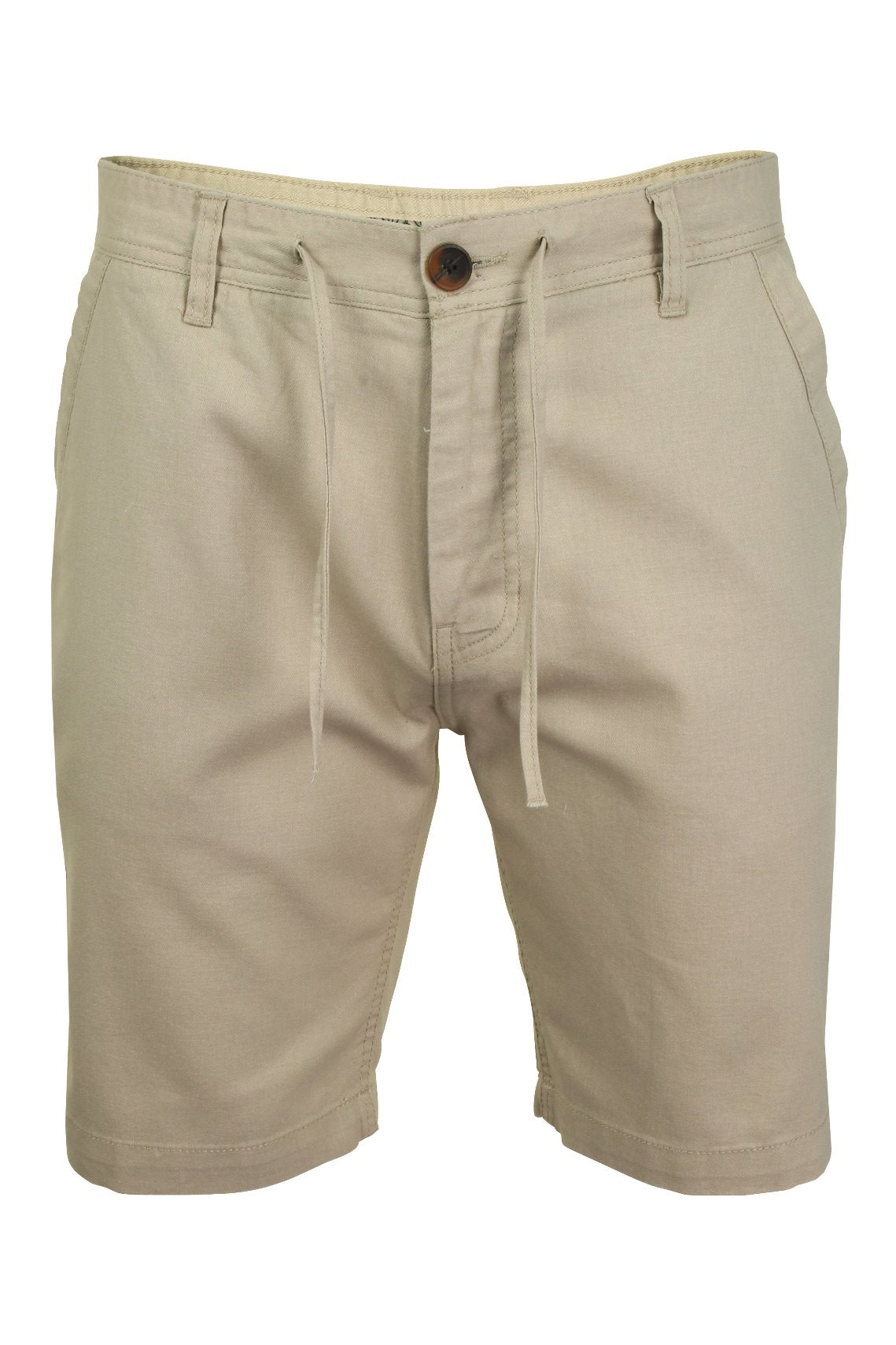 Xact Men's Linen Blend Tailored Chino Shorts