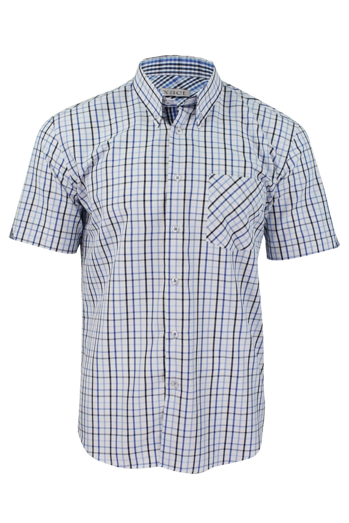 Xact Men's Short-Sleeved Check Shirt