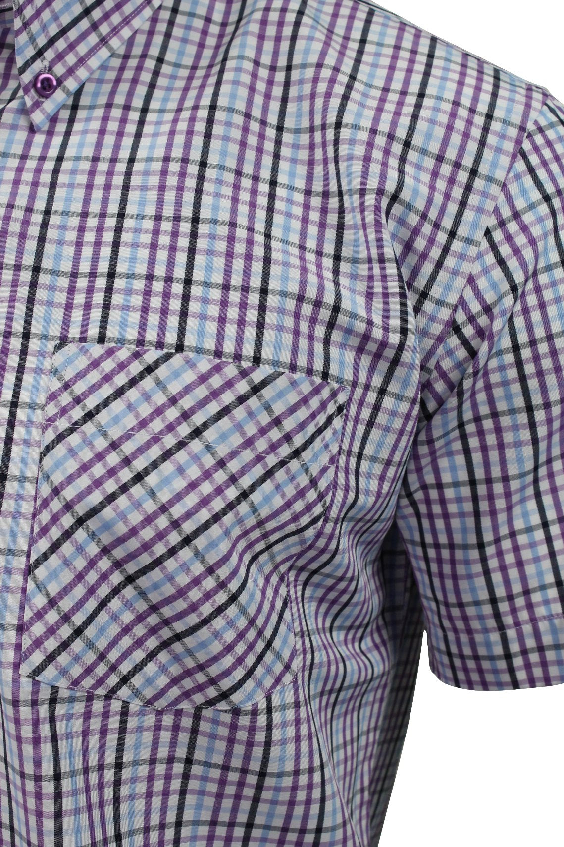 Xact Men's Short-Sleeved Check Shirt