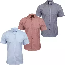 Xact Slim Fit Gingham Check Shirt - Short Sleeve: Results: Exact Clothing