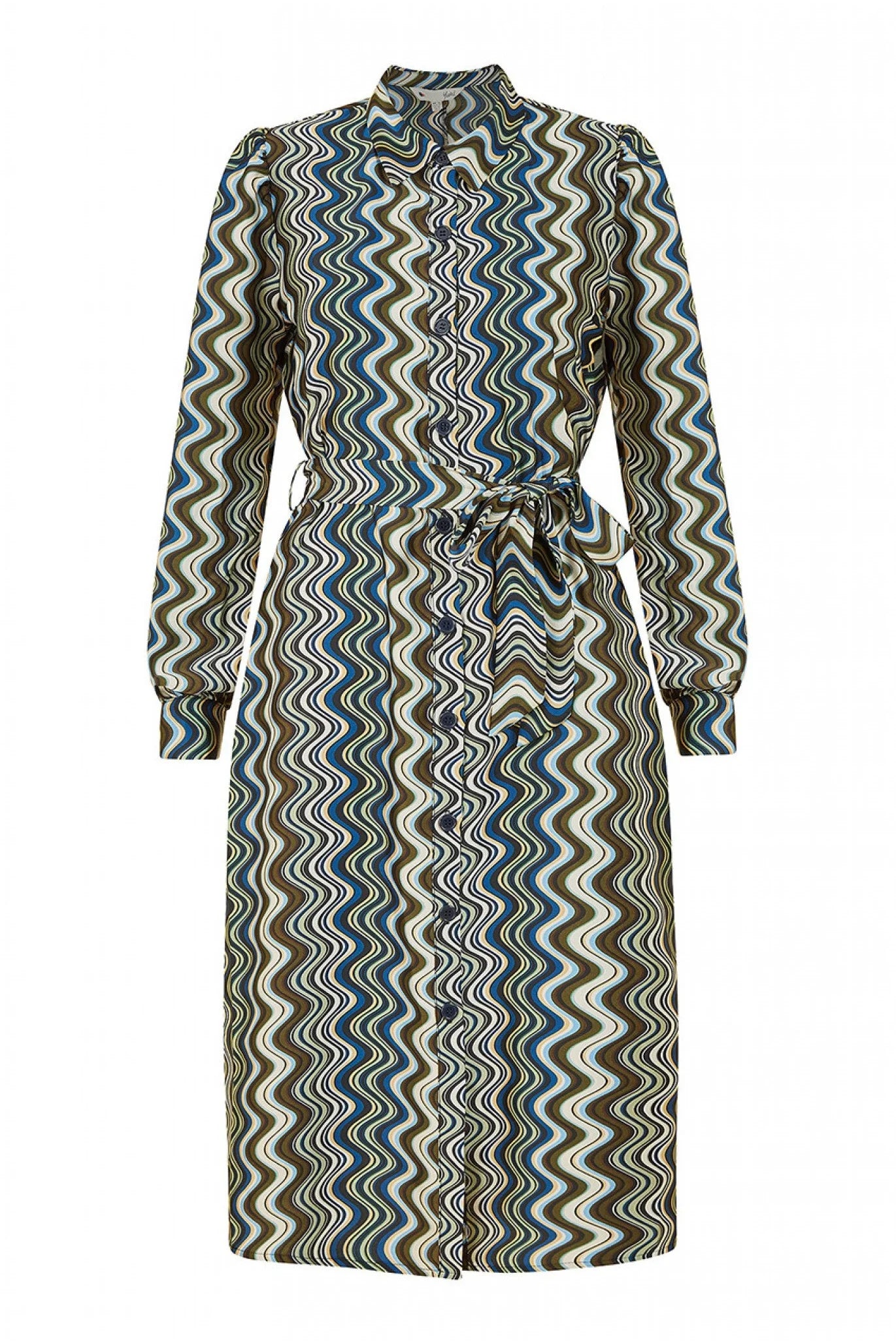 Yumi Multicolour Striped Shirt Dress